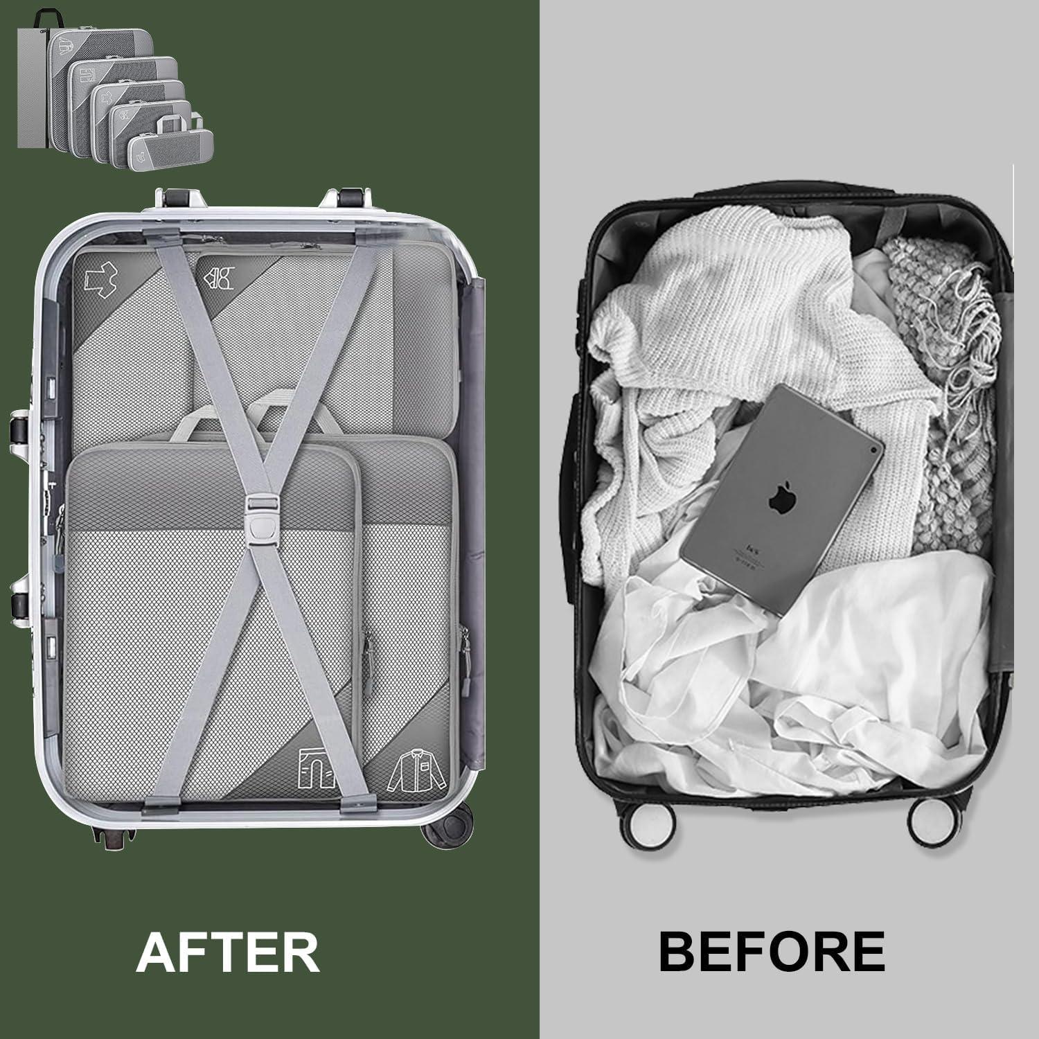 Set de 6 Cubos de Compresión Nestling para Empacar 0.58 kg