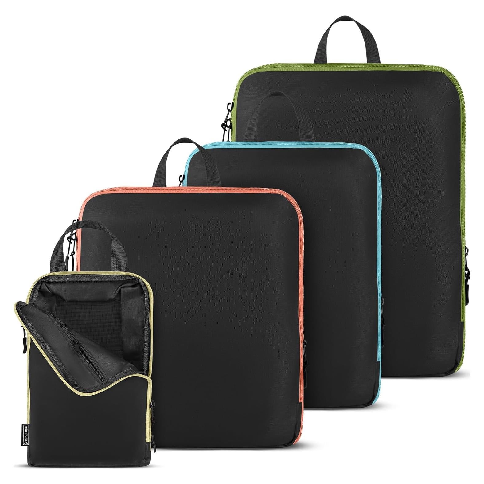 Cubos de Compresión para Viaje BLISSFORD Set de 4 Piezas