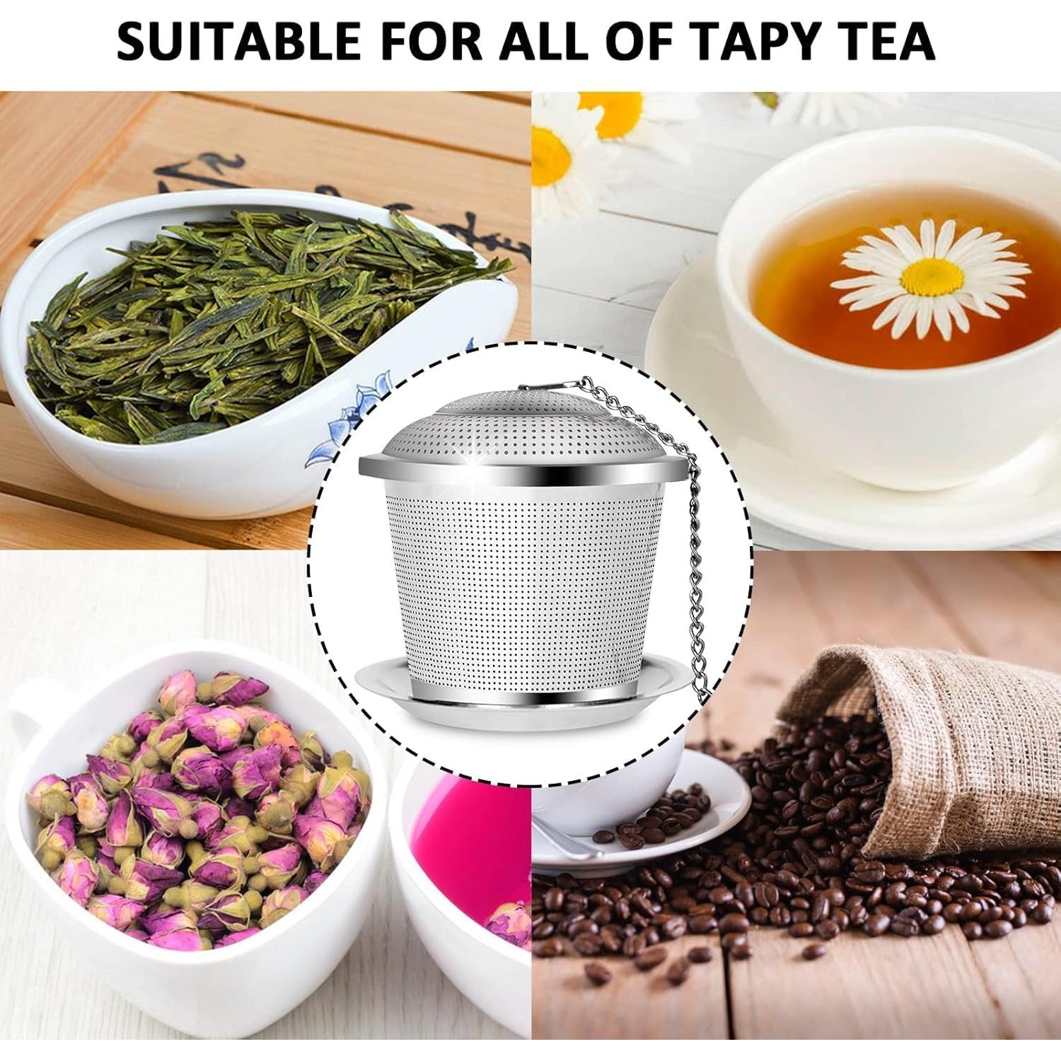 Juego de Infusores de Té Numola - Acero Inoxidable Reutilizables