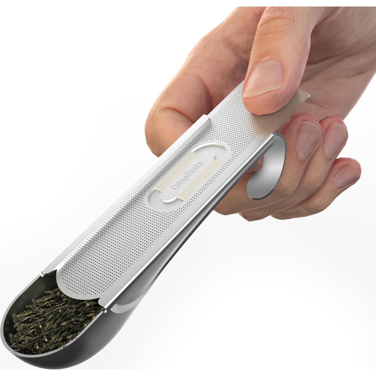 Infusor de Té Suelto CrispTaste 2-en-1 Acero Inoxidable 304