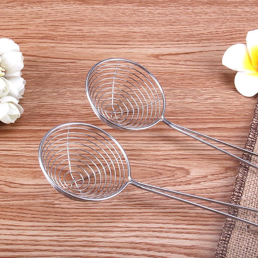 Cucharas Colador de Acero Inoxidable UUYYEO - 2 Pcs Tamaños