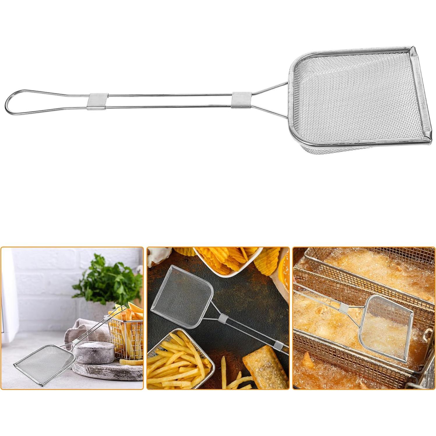 Cuchara Desnatadora de Acero Inoxidable STOBAZA 43x13 cm