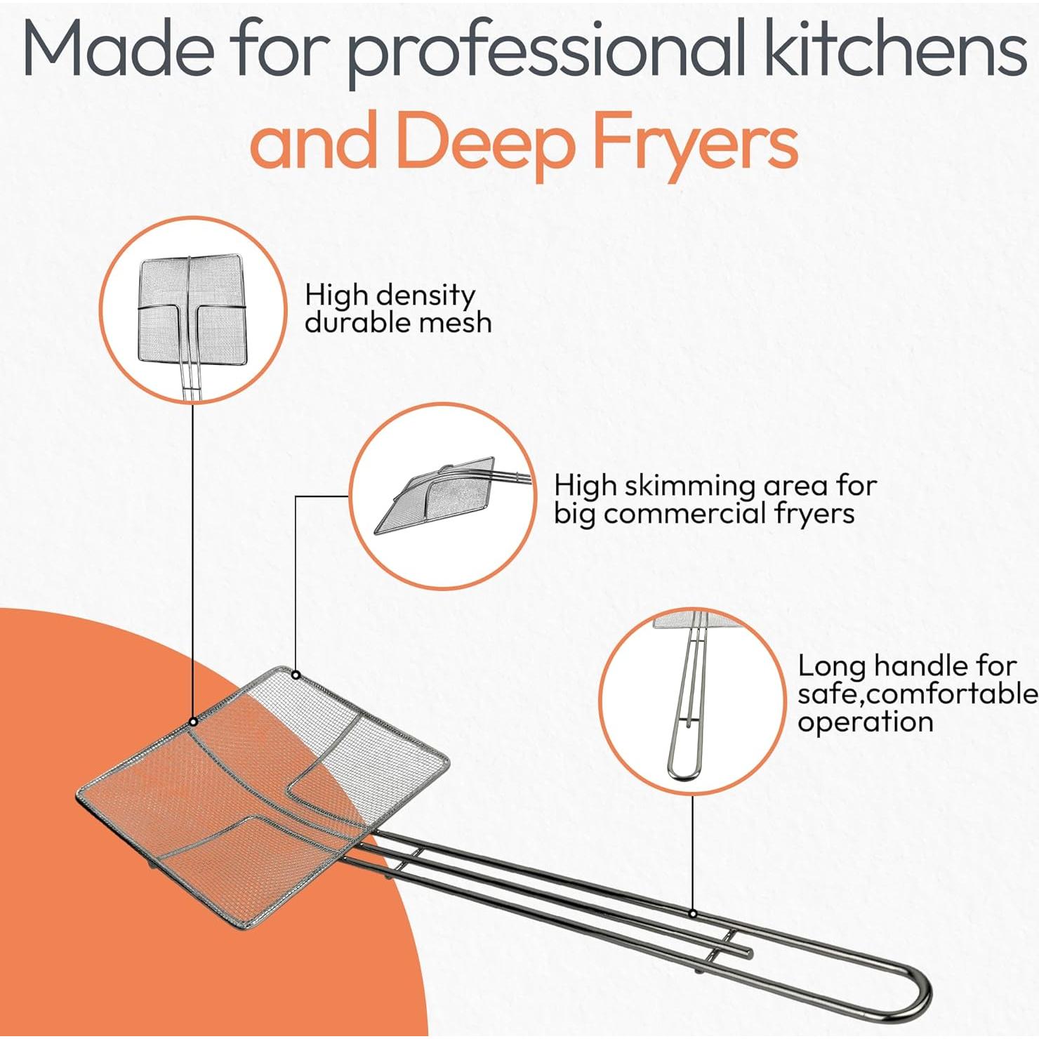 Colador de Malla de Alambre Cuisine Ready 2 Piezas 16.51 cm