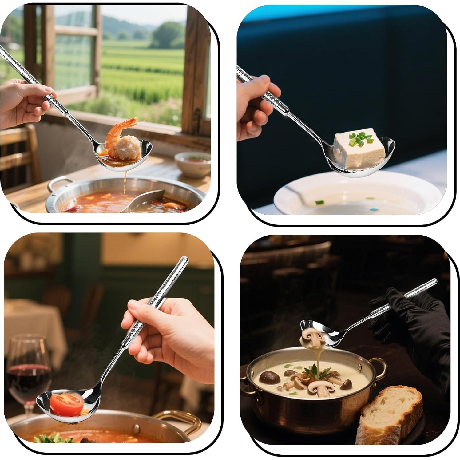 Juego de Cucharón y Cuchara Ranurada LANGMINGDE 2 Piezas