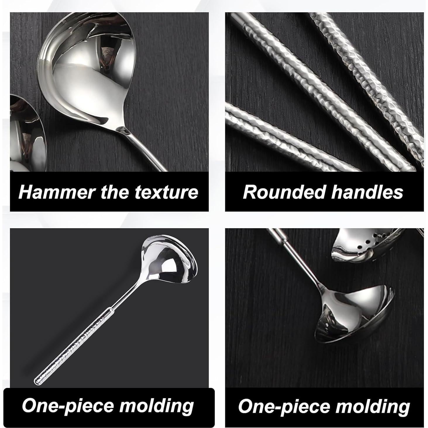 Juego de Cucharón y Cuchara Ranurada LANGMINGDE 2 Piezas