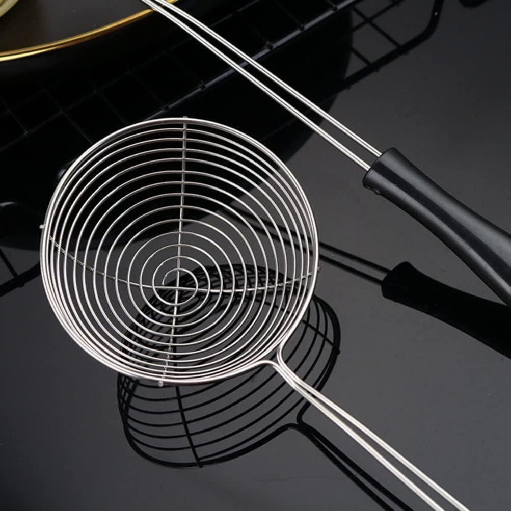 Cucharón Colador de Araña Hemoton de Acero Inoxidable 27x6.5cm