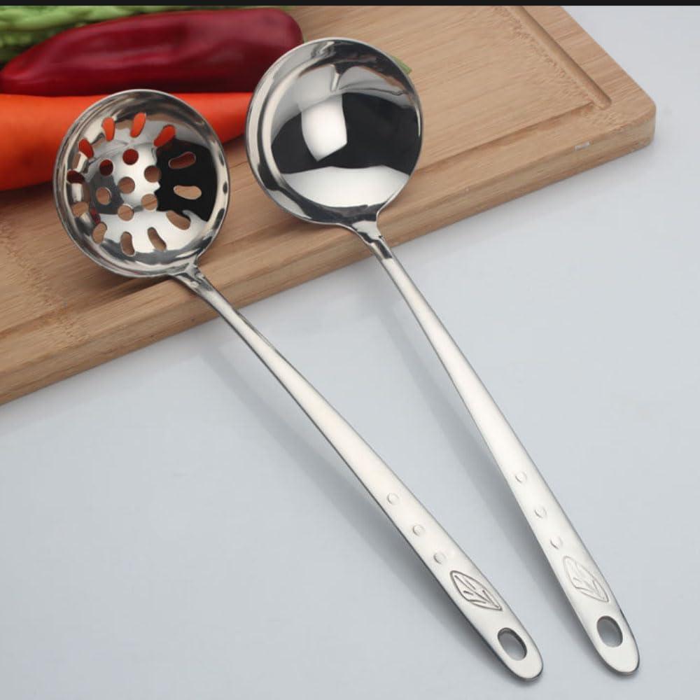Juego de Cucharas de Cocina IPSTYLE Acero Inoxidable 2PCS
