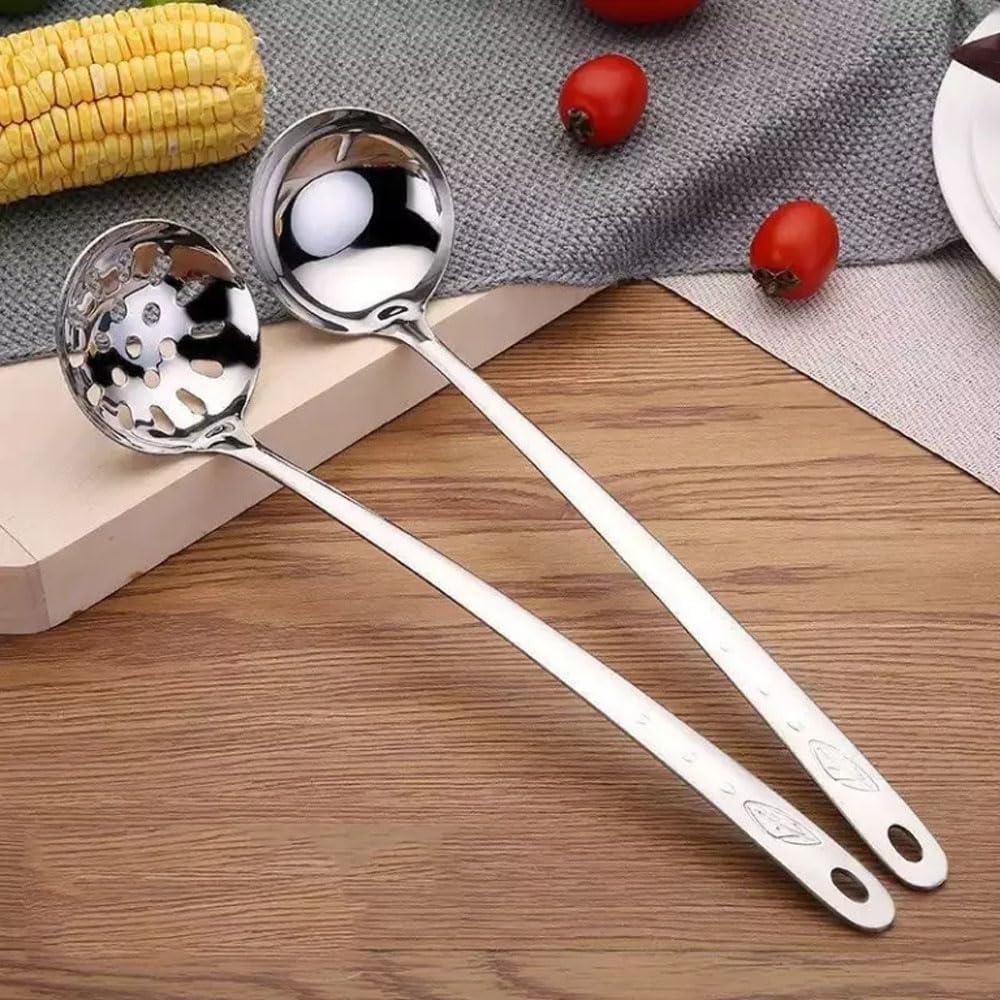 Juego de Cucharas de Cocina IPSTYLE Acero Inoxidable 2PCS
