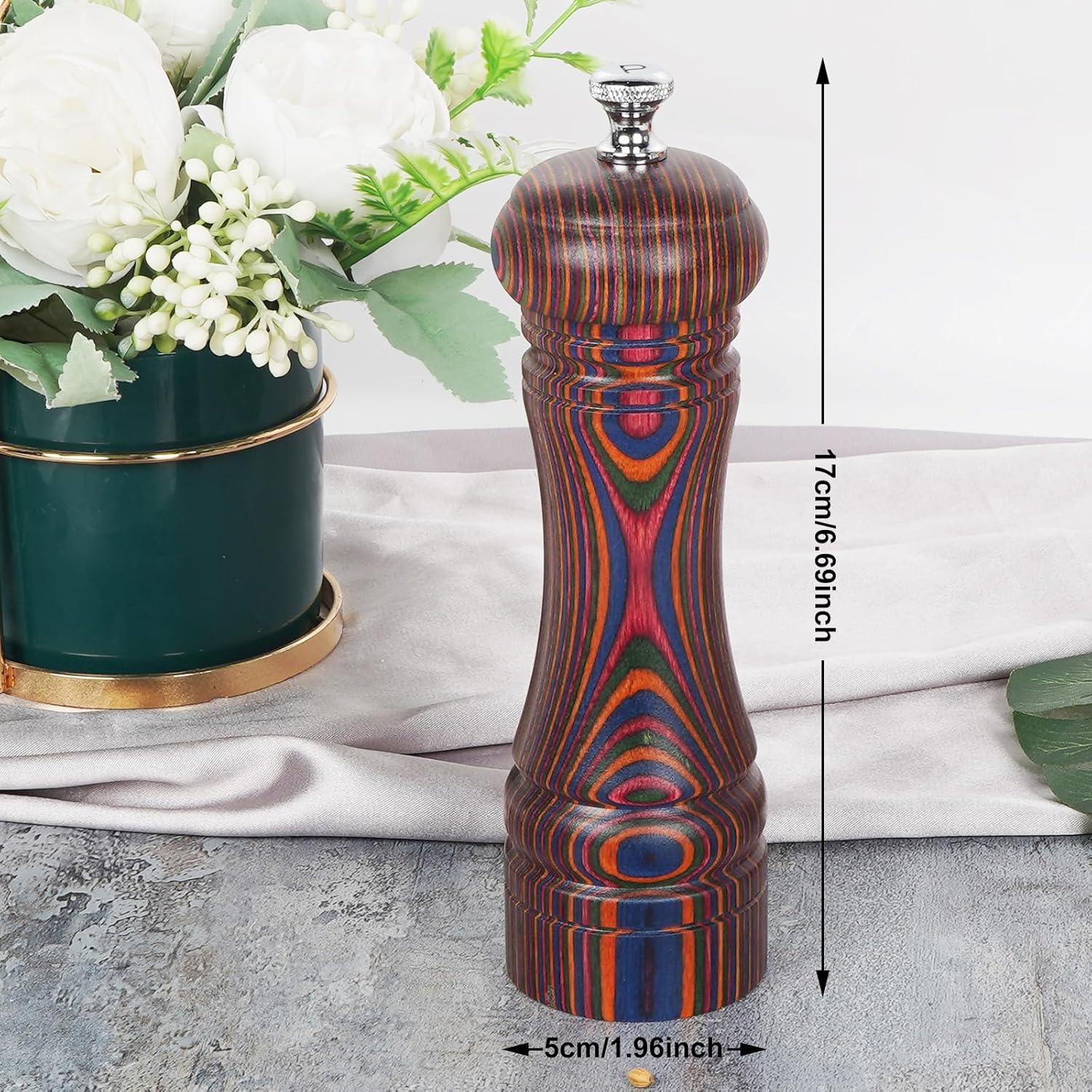 Molino de Pimienta MYRAINBOW Pakkawood 17.78 cm Ajustable