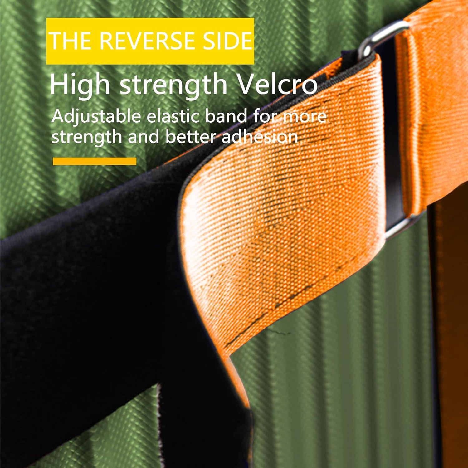 Correas de Equipaje Linpr Doble Cruz Naranja Ajustables