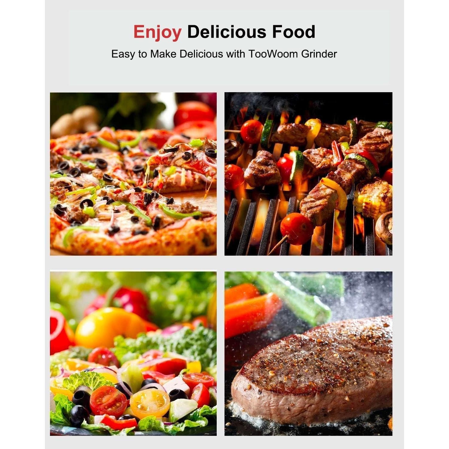 Molino de Sal y Pimienta Manual TooWoom 12.7 cm Ajustable