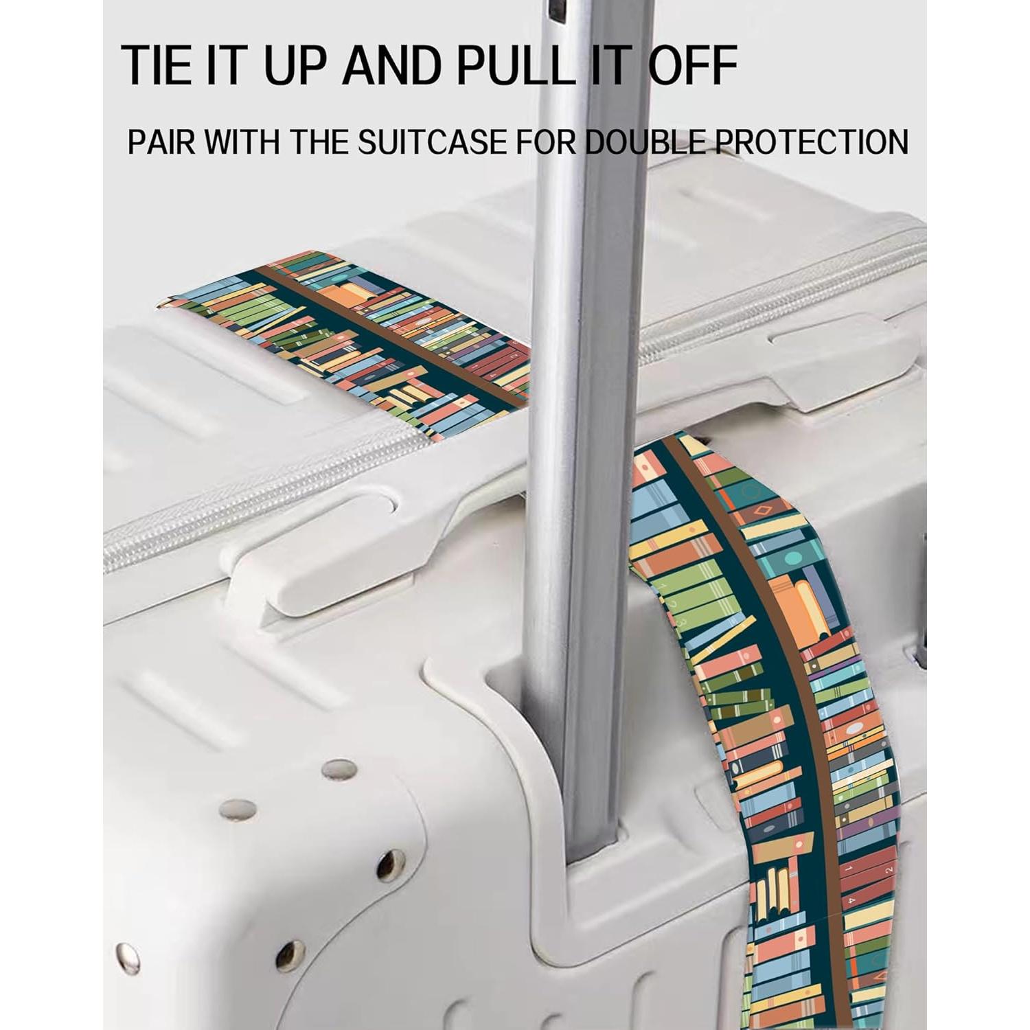 Correas de Equipaje Ajustables ASJHFDIR - Patrón de Libro Lindo