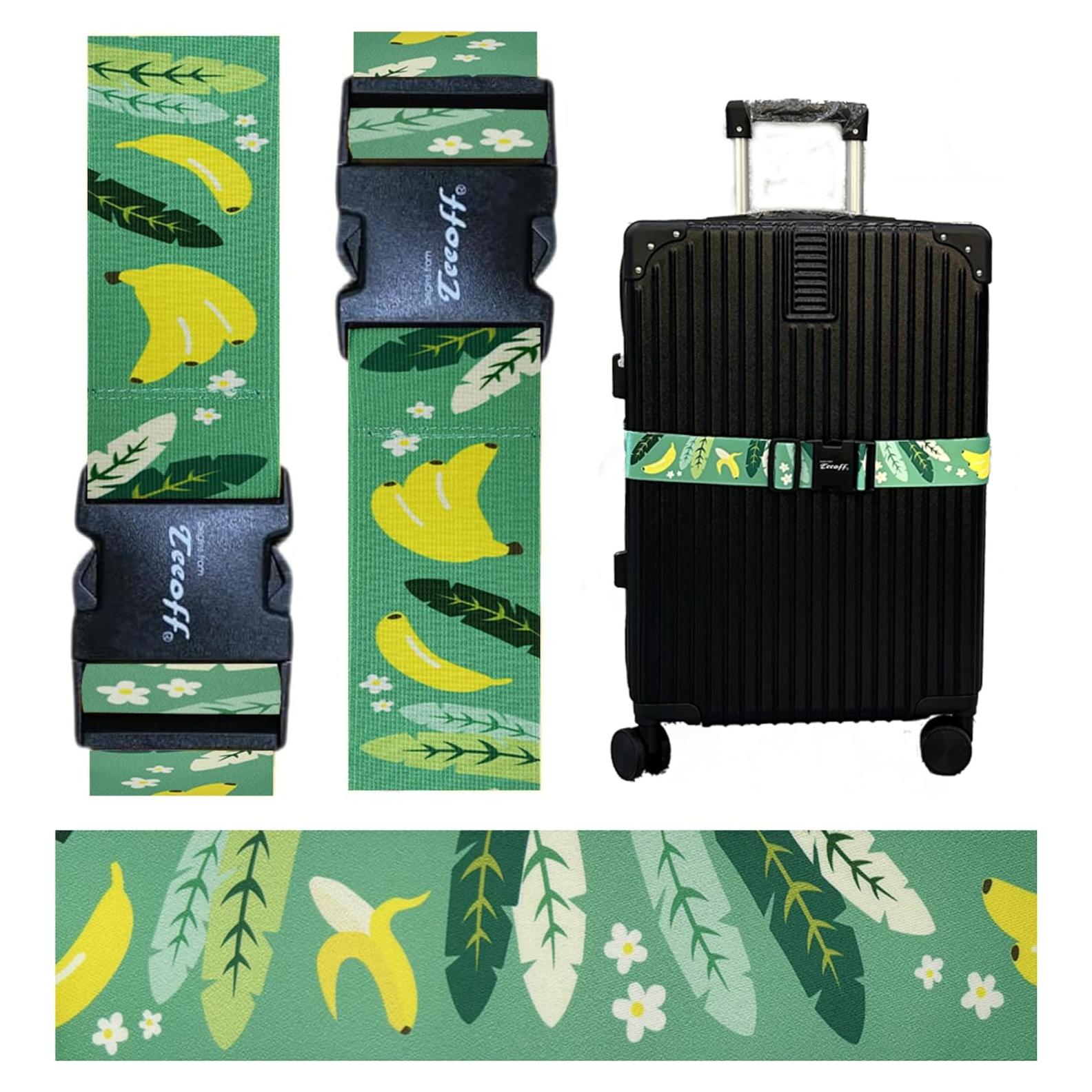 Correa Elástica para Equipaje Teeoff 220cm Ajustable Banana