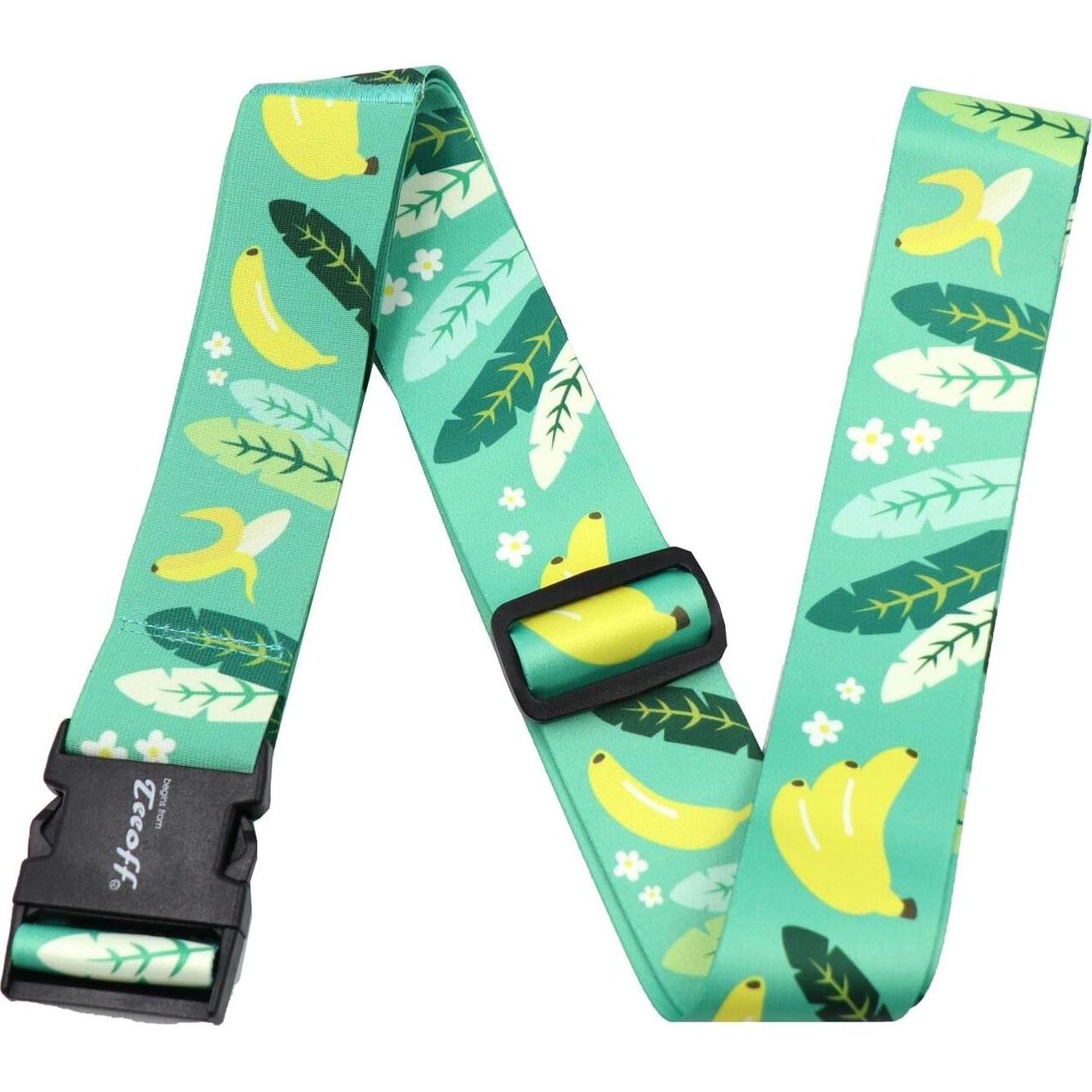 Correa Elástica para Equipaje Teeoff 220cm Ajustable Banana