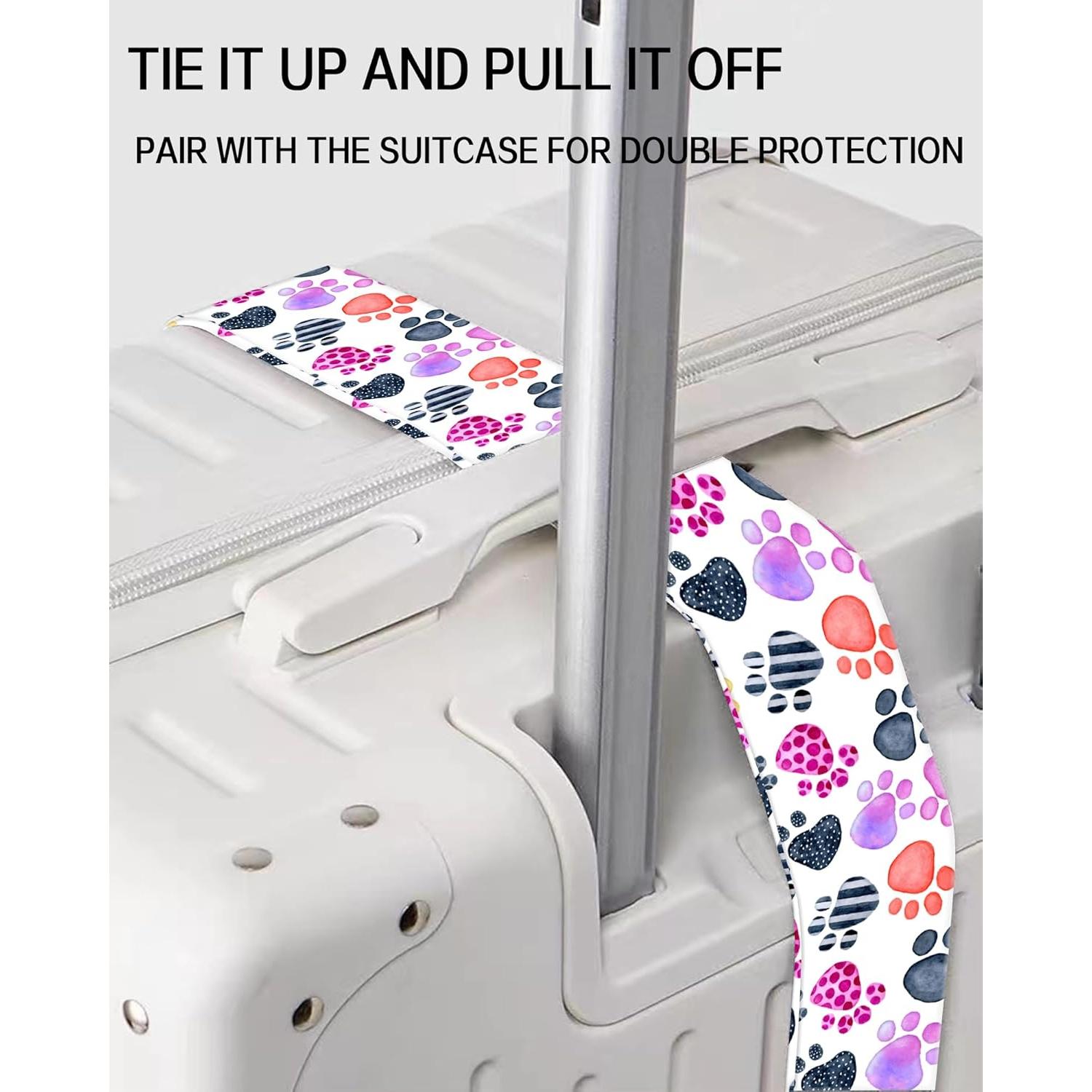 Correas de Equipaje Ajustables ASJHFDIR - Patas Coloridas