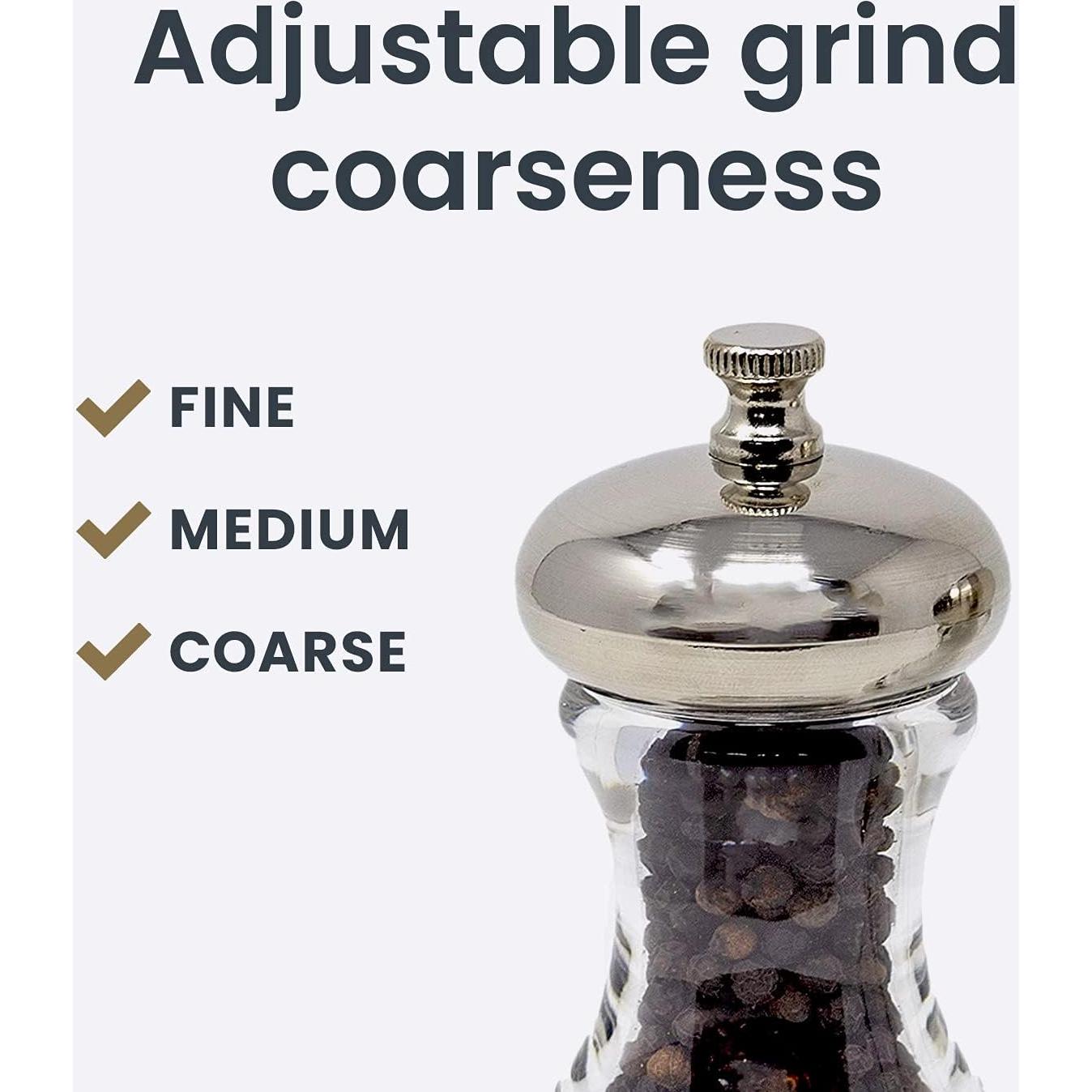 Molinillo de Sal y Pimienta Olde Thompson Acrílico 10.16 cm Ajustable