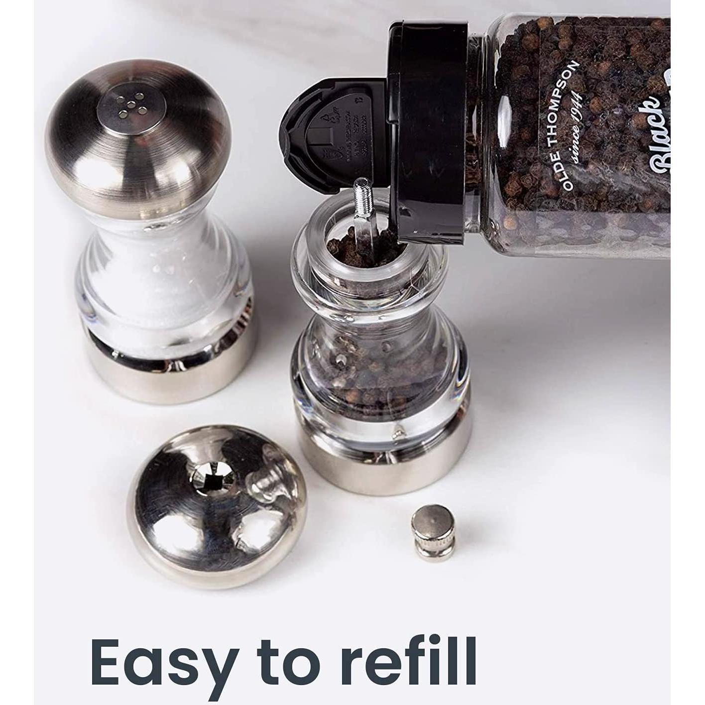 Molinillo de Sal y Pimienta Olde Thompson Acrílico 10.16 cm Ajustable