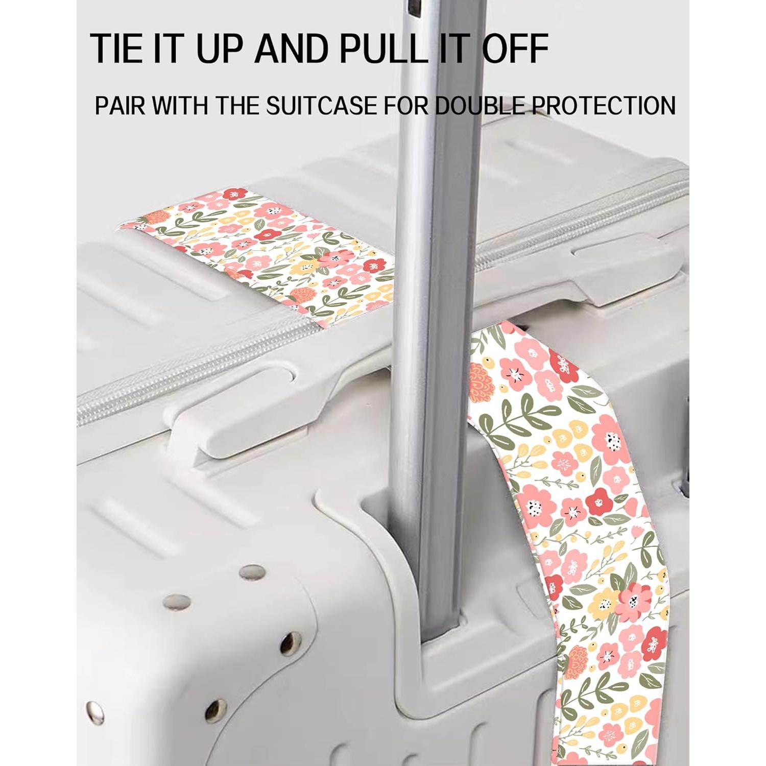 Correas de Equipaje Ajustables ASJHFDIR - Flores Bonitas