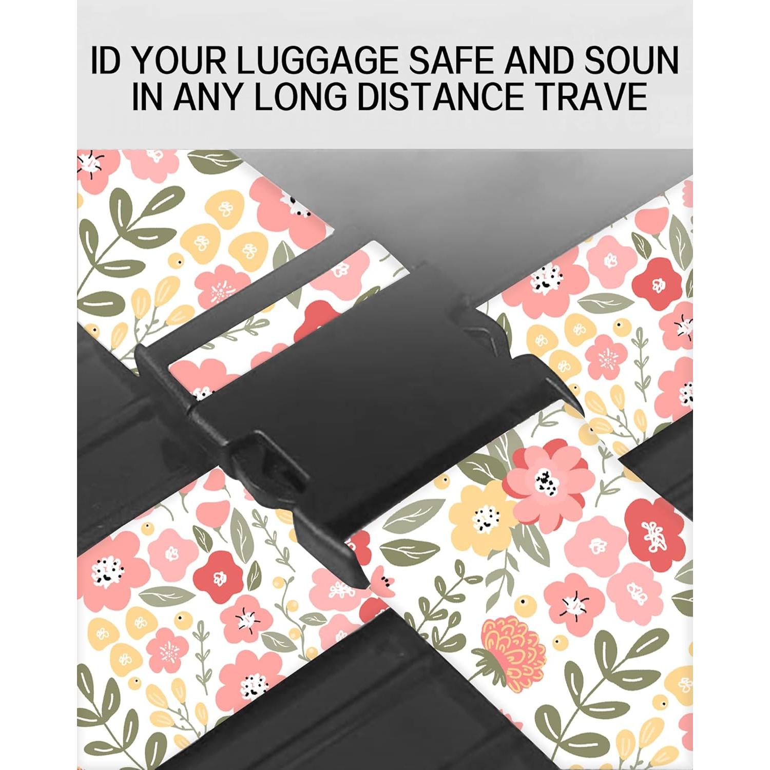 Correas de Equipaje Ajustables ASJHFDIR - Flores Bonitas