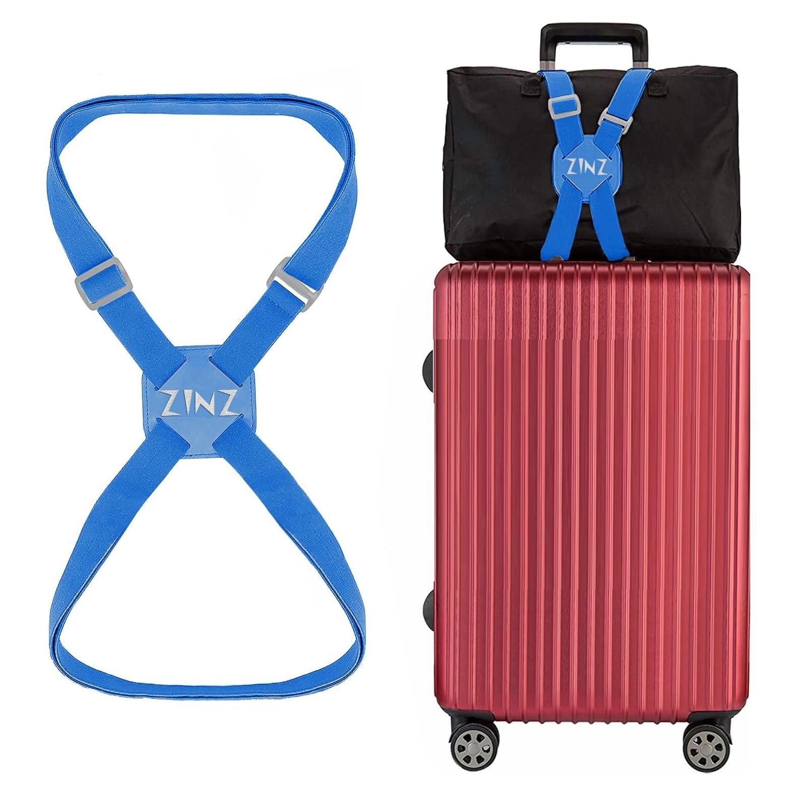 Correa de Equipaje Ajustable ZINZ Nylon Azul 100g