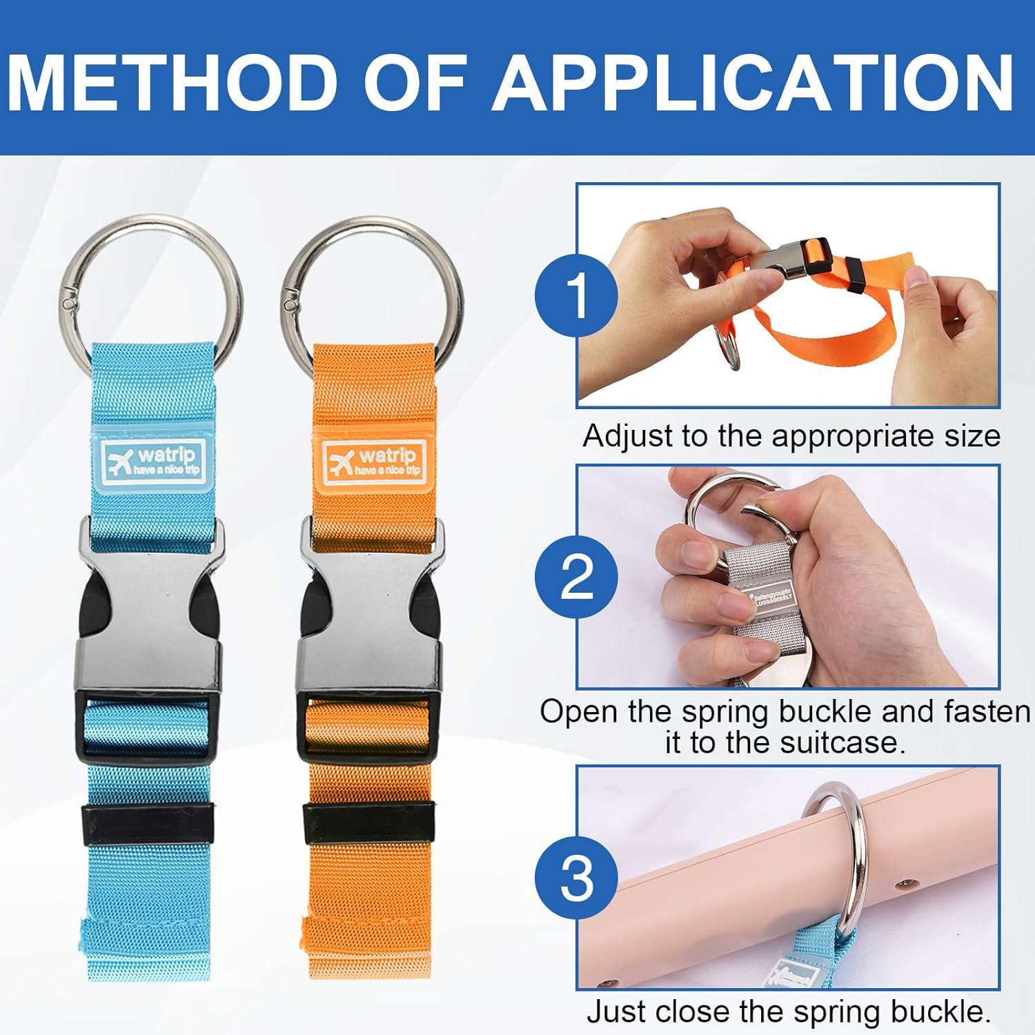 Correas de Equipaje Ajustables OQXEJPHFN 5 Pcs Multiusos