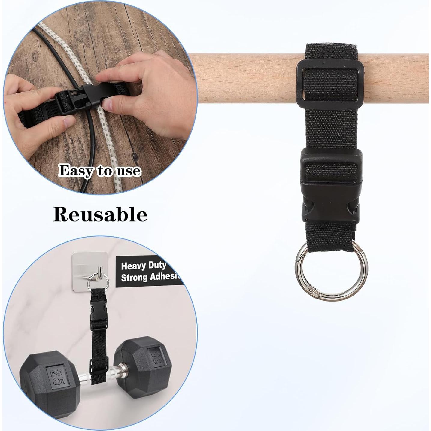 Correas de Equipaje Ajustables AOZUO 4 Pcs Sujetador Chaqueta