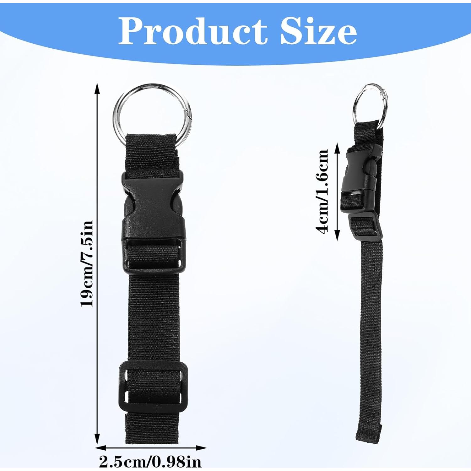 Correas de Equipaje Ajustables AOZUO 4 Pcs Sujetador Chaqueta