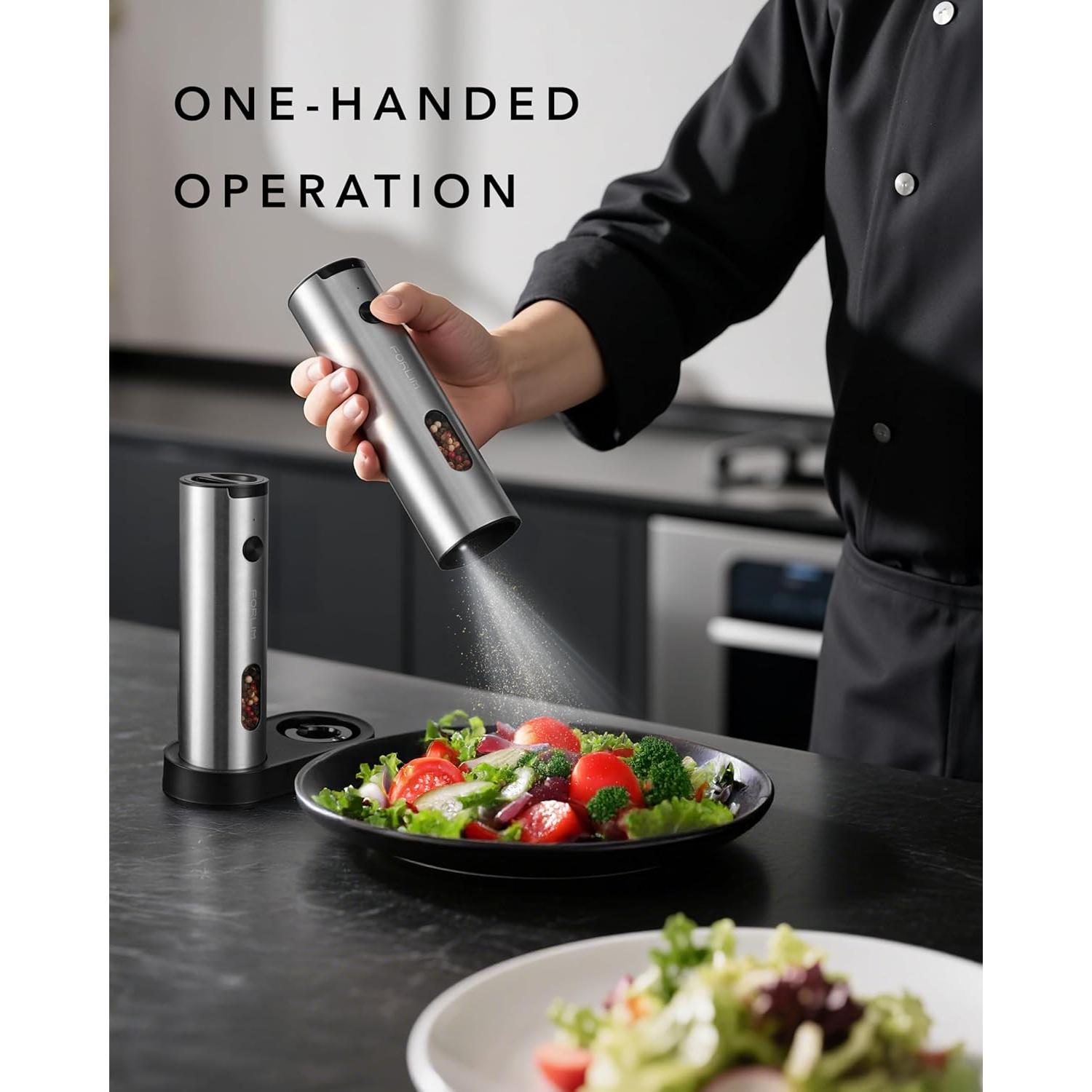 Molinillos Eléctricos de Sal y Pimienta FORLIM Recargables 110ml