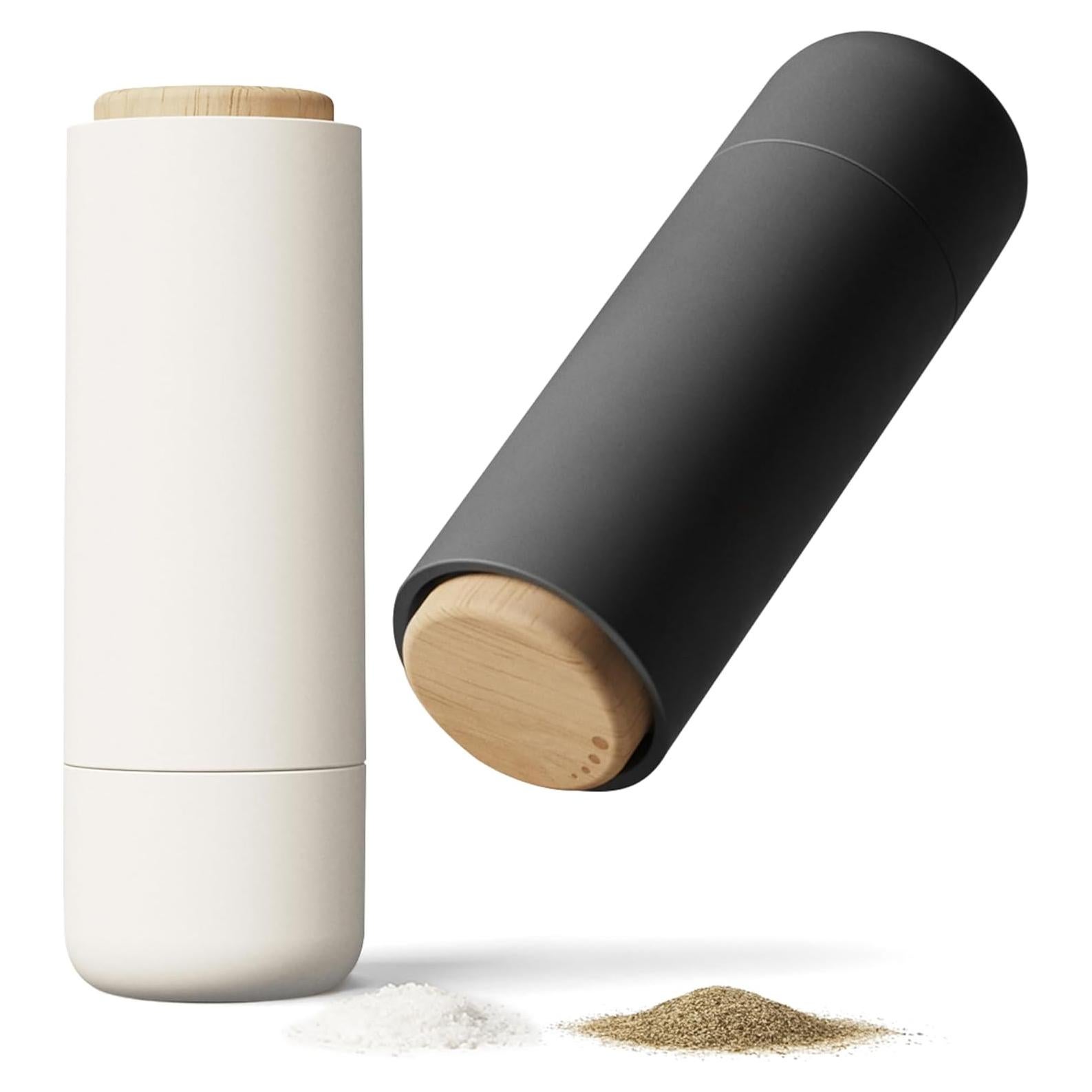 Juego de Molinillos de Sal y Pimienta LIBKEN - Cerámica Ajustable 15.7x5.6cm