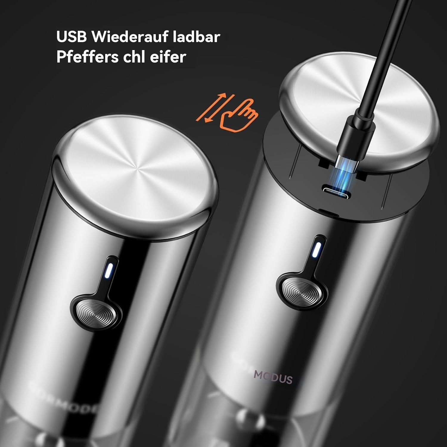 Molinillos Eléctricos de Sal y Pimienta GORMODE 2.3L Automáticos