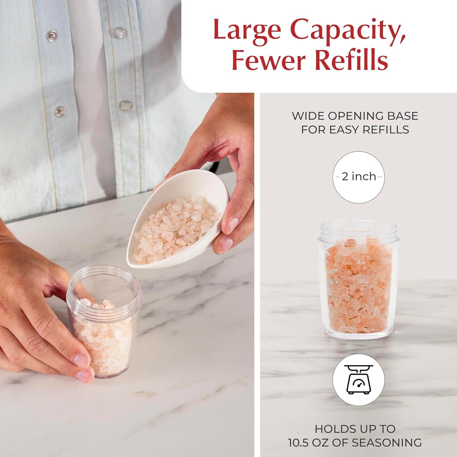 Juego de Molinillos de Sal y Pimienta Urban Noon UN6 - Acero Inoxidable Automático