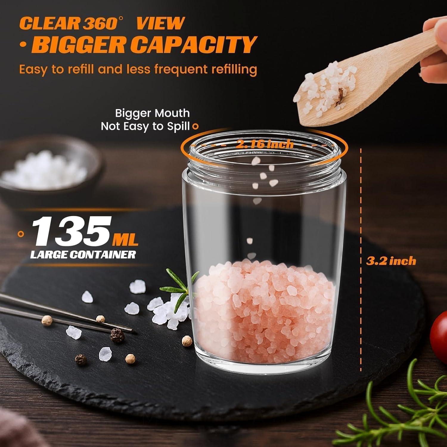 Juego de Molinillos Eléctricos de Sal y Pimienta Tipuci - 135ml