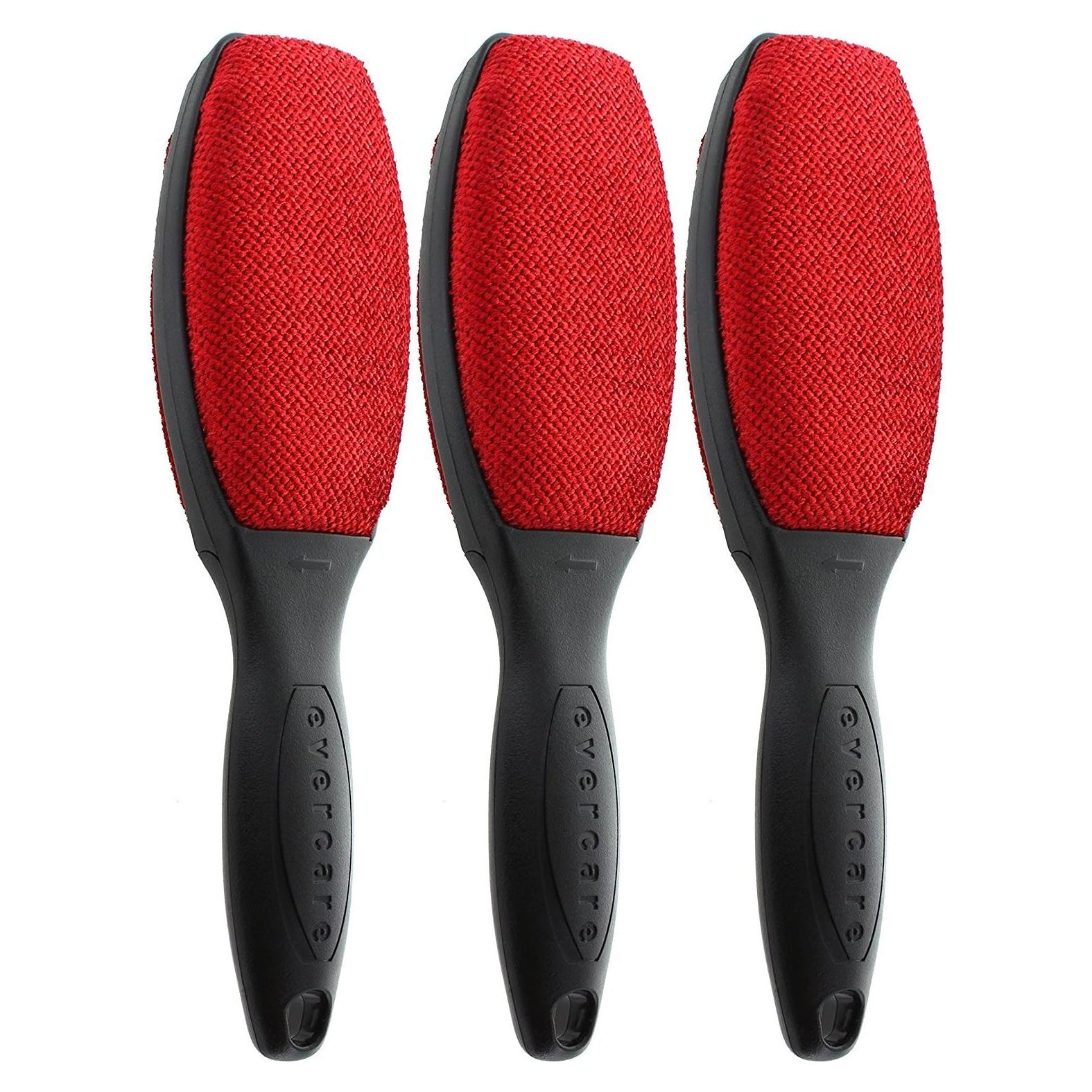 3 Pack Cepillos Quitapelusas Evercare Magik Doble Cara