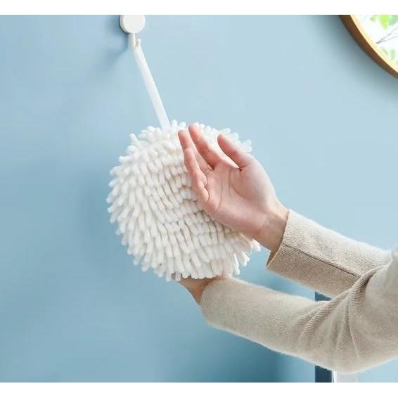 Juego de Toallas de Mano WinldMonmo 2 Piezas Blancas Modernas