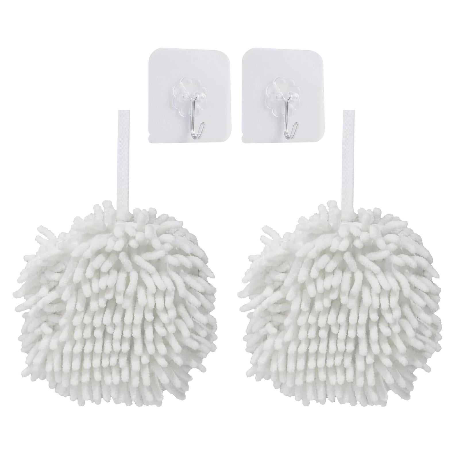 Juego de Toallas de Mano GWOZI Chenilla Alta Absorción 2 Pcs