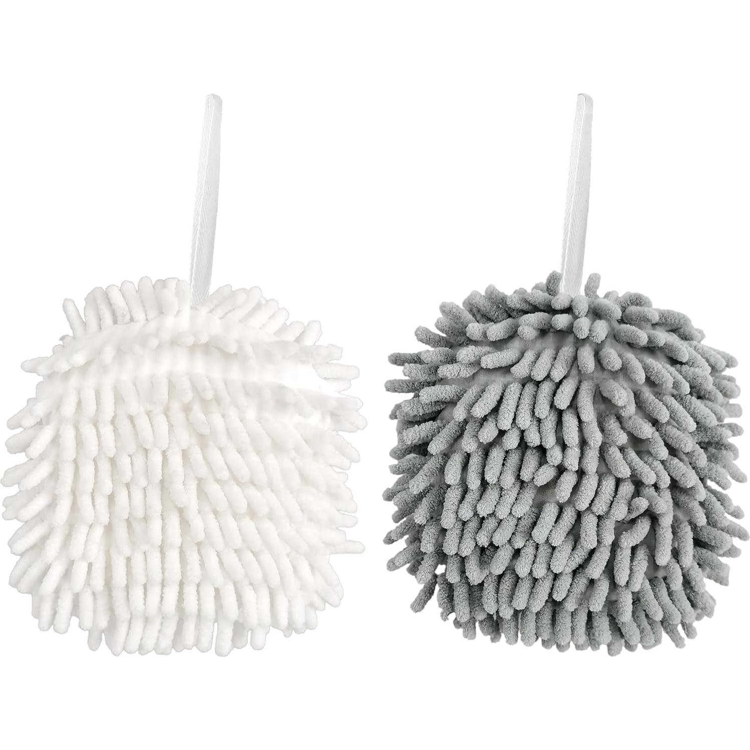 Toallas de Mano Chenille Vynora 17x17 cm Secado Rápido