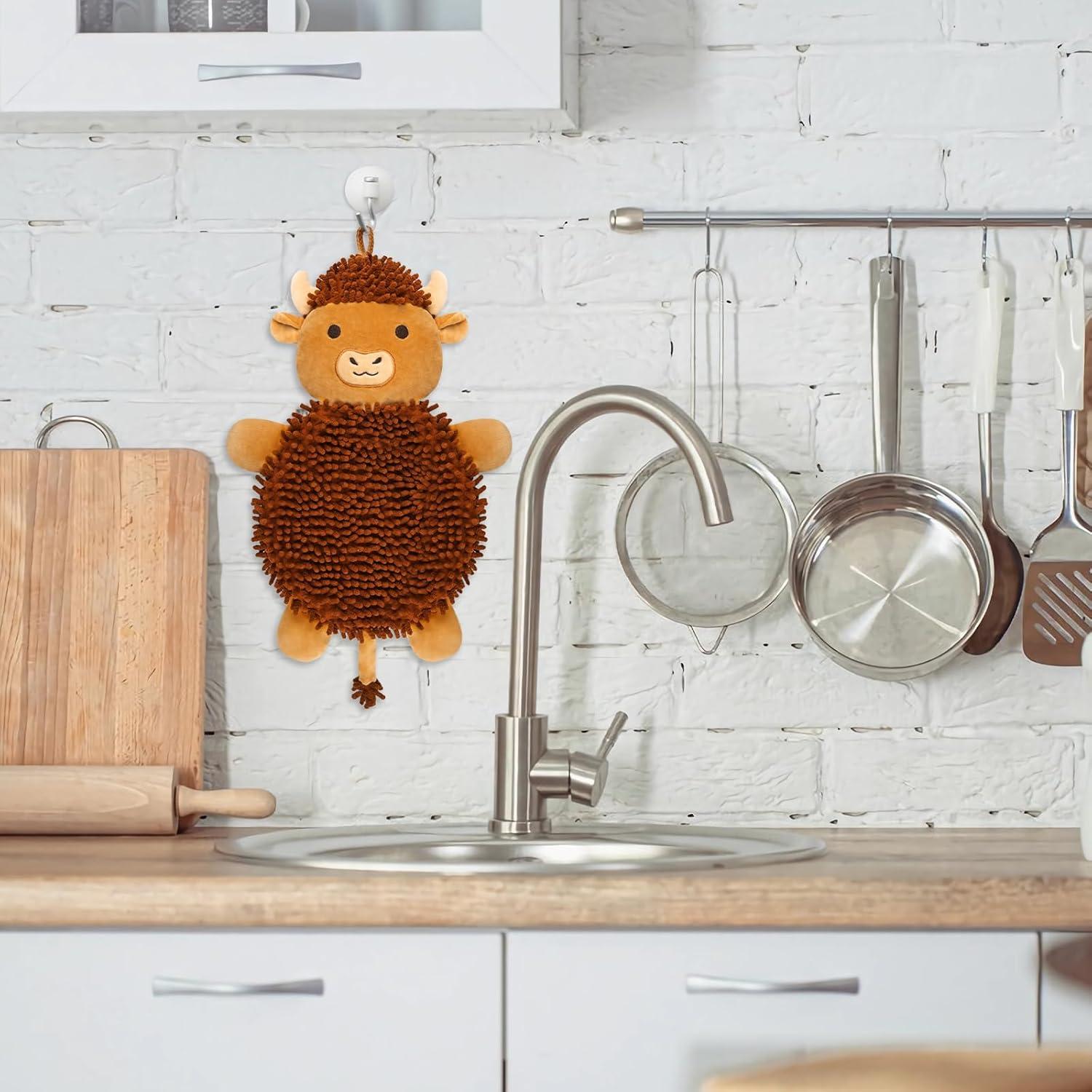 Toalla de Mano JEROKUMI Microfibra Chenille Vaca 50.8x20.3cm