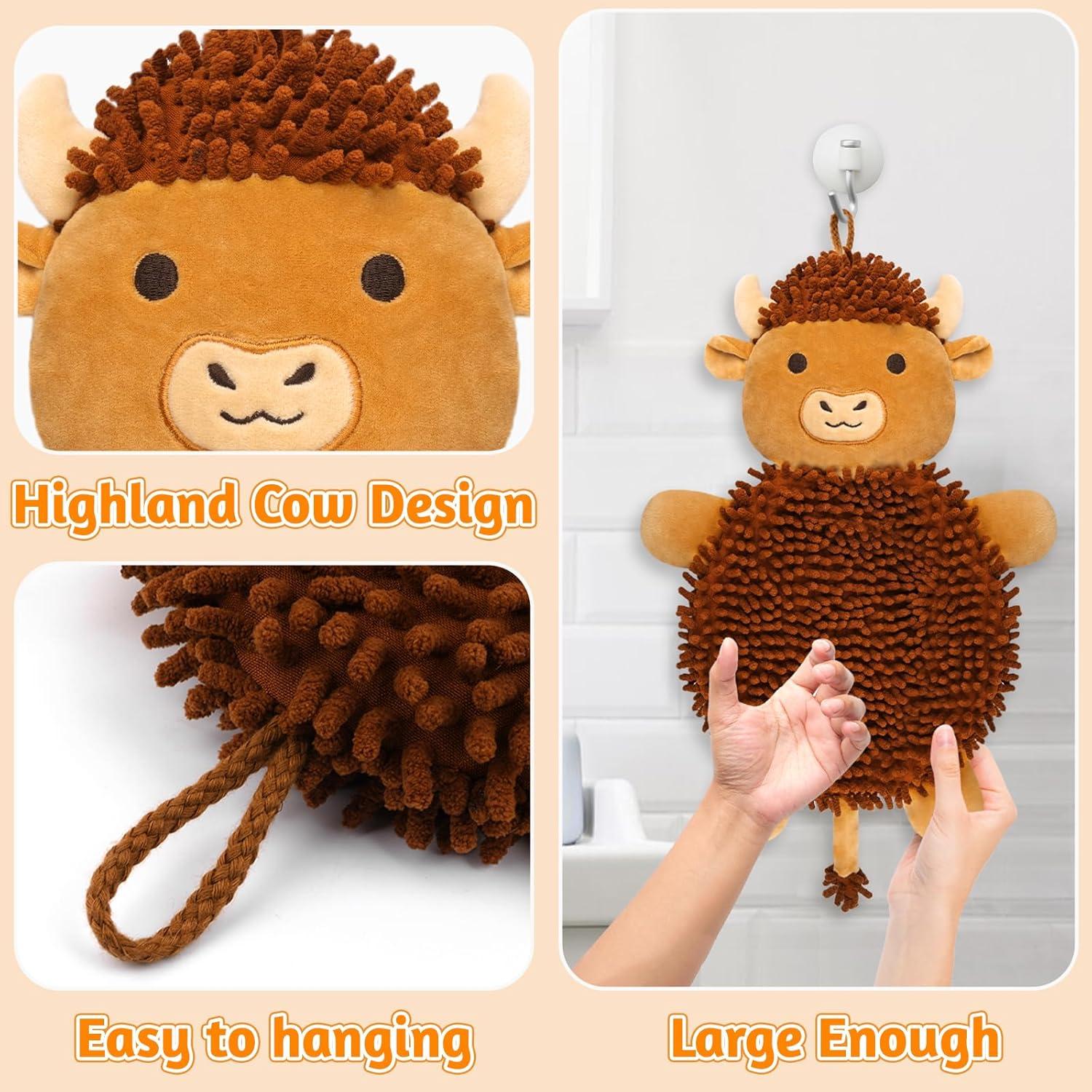 Toalla de Mano JEROKUMI Microfibra Chenille Vaca 50.8x20.3cm