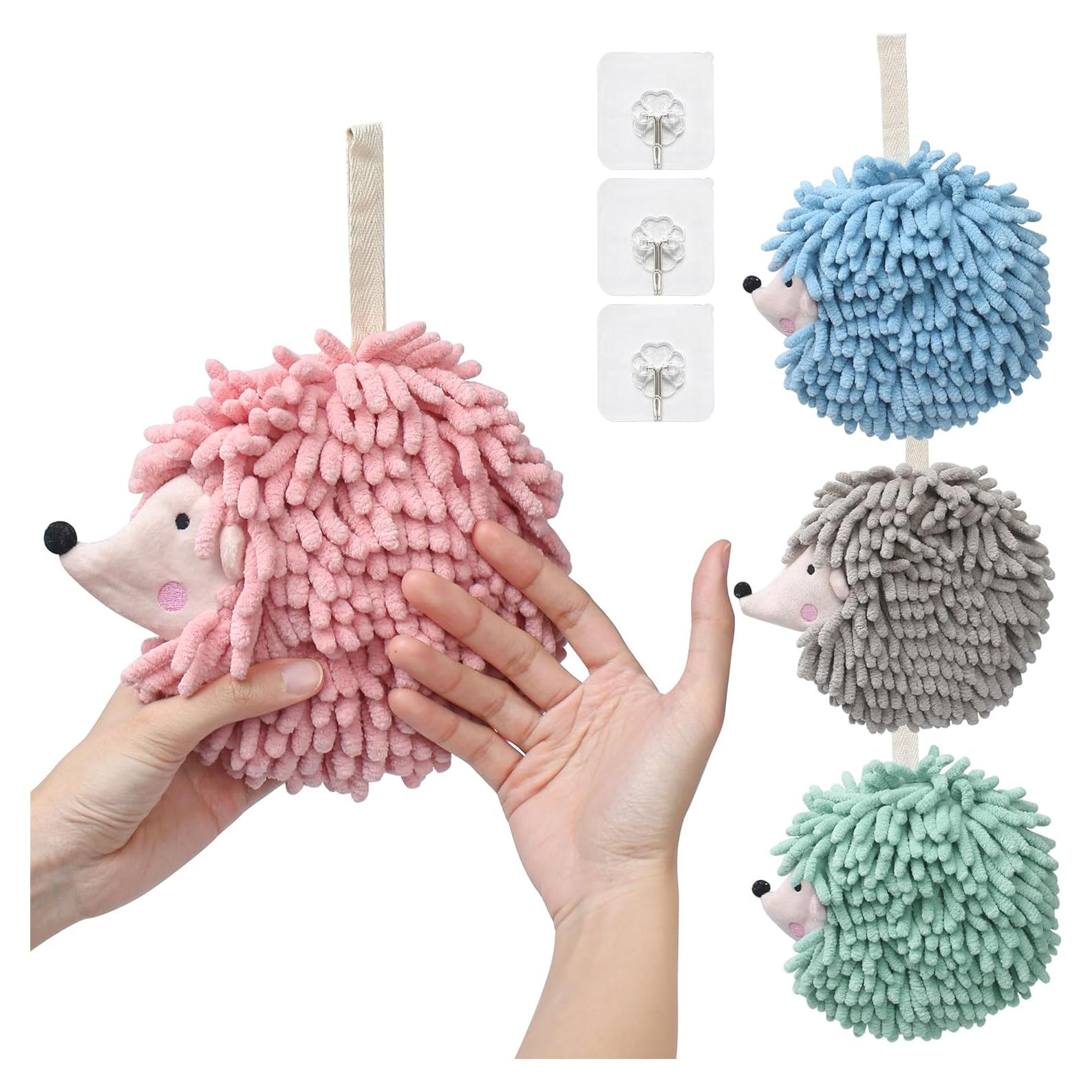 Juego de 4 Toallas de Mano Erizo Marsrut - Secado Rápido 20cm