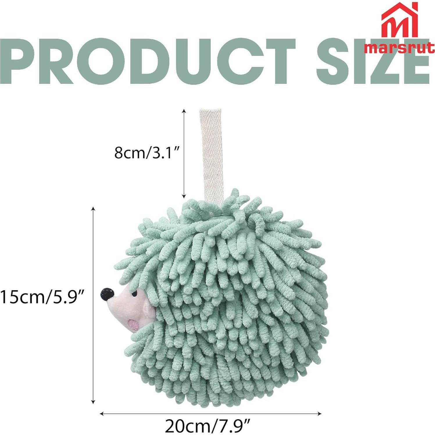 Juego de 4 Toallas de Mano Erizo Marsrut - Secado Rápido 20cm