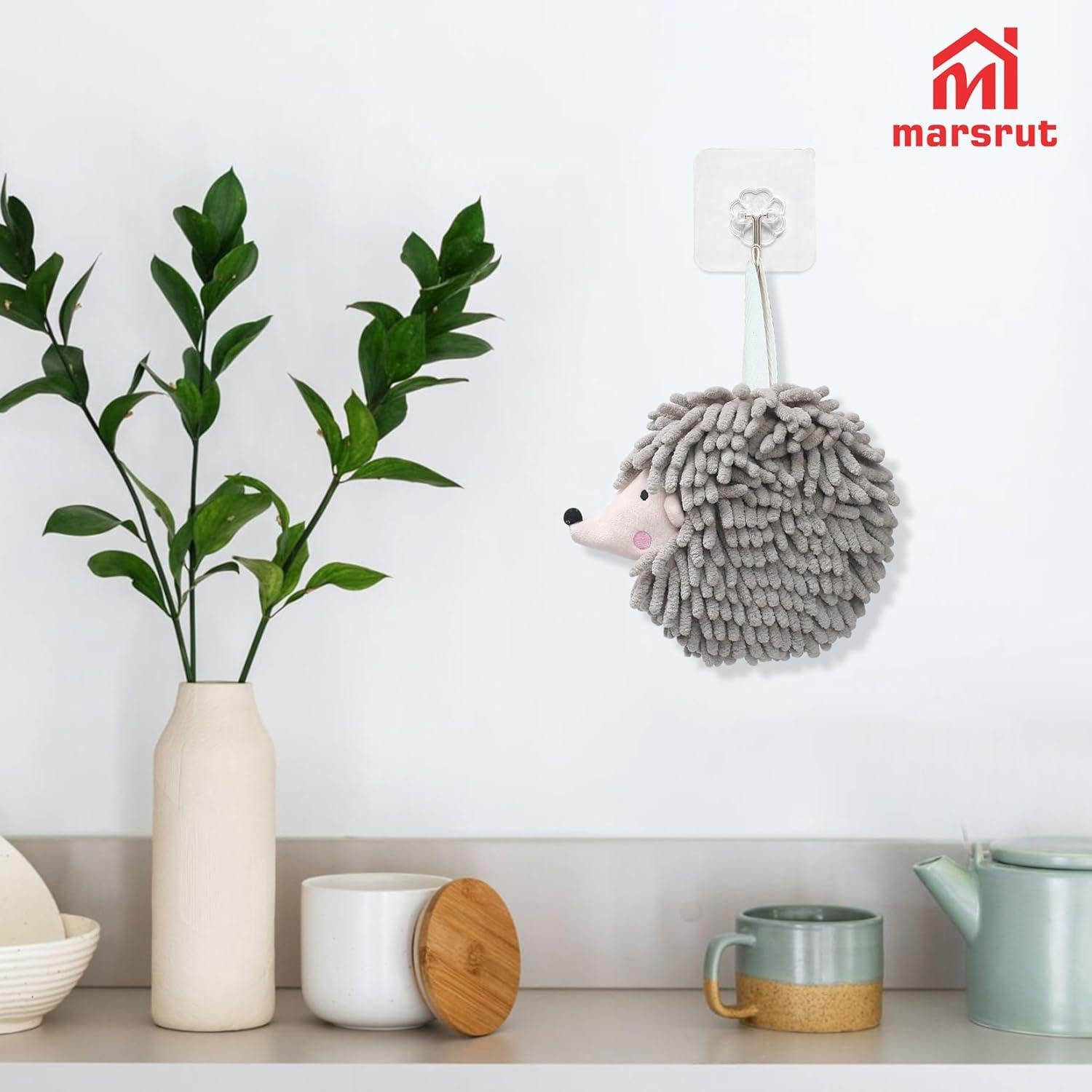 Juego de 4 Toallas de Mano Erizo Marsrut - Secado Rápido 20cm