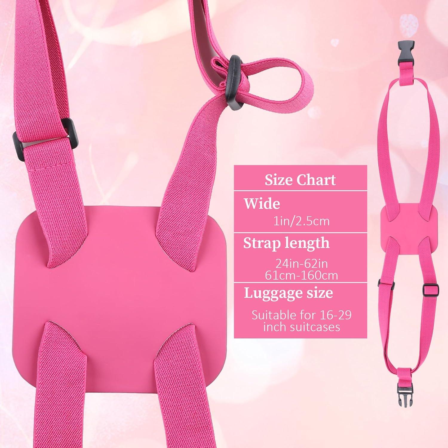 Correa Bungee de Equipaje FdcZeyxior Rosa 60-160 cm
