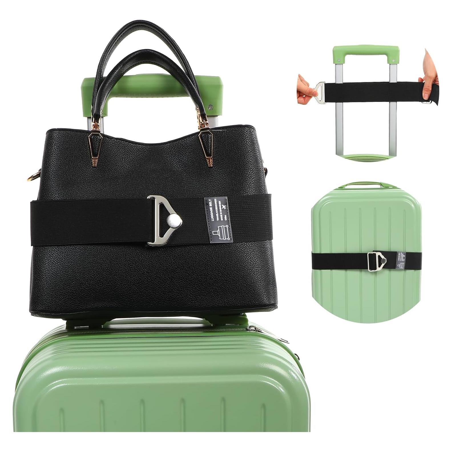 Correa de Equipaje Ajustable Tucnoeu 2-en-1 para Viajes