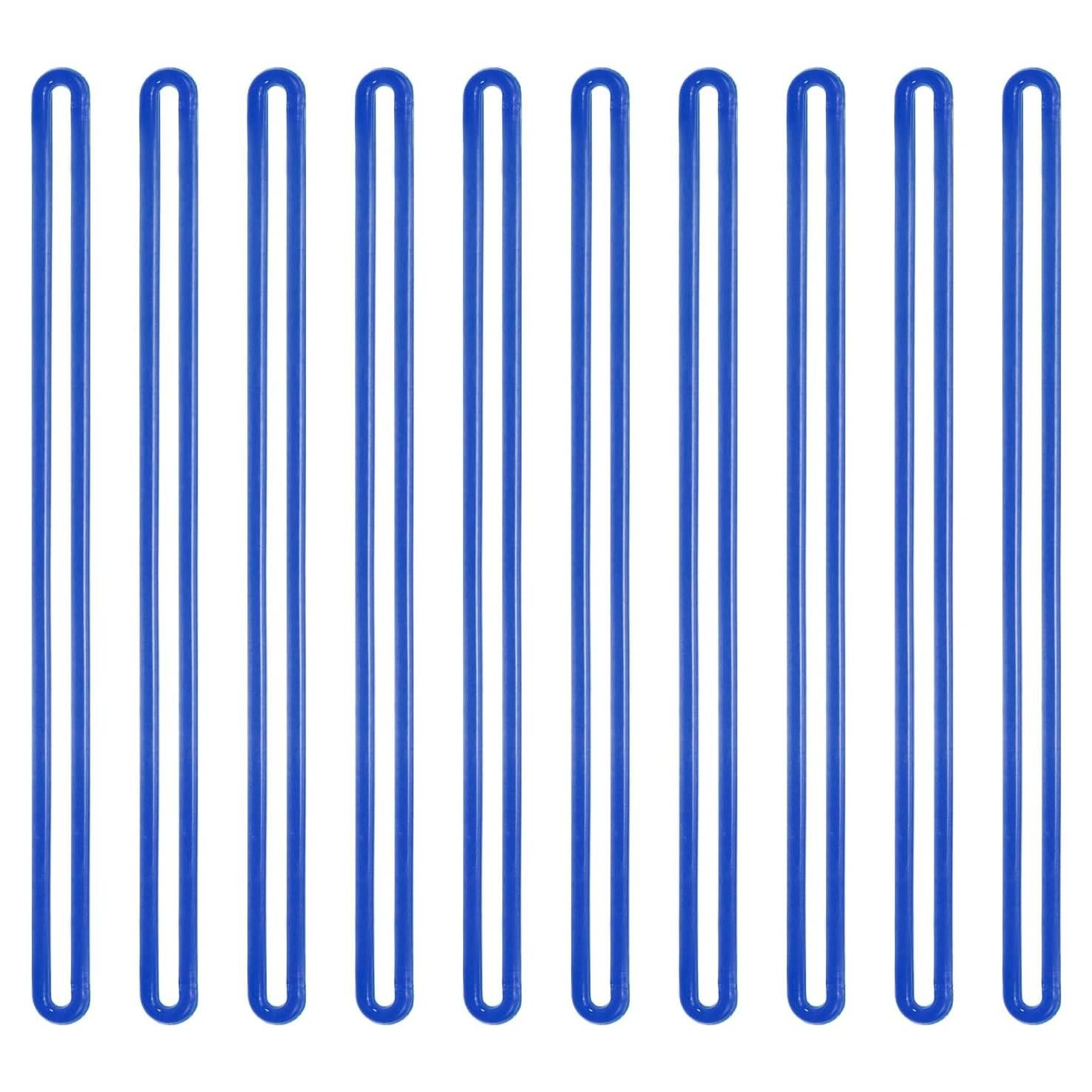 Lazos de Equipaje Mini Skater 10 Pcs Azul 16 cm