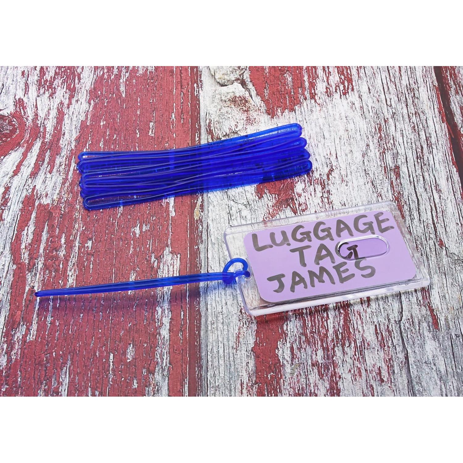 Lazos de Equipaje Mini Skater 10 Pcs Azul 16 cm