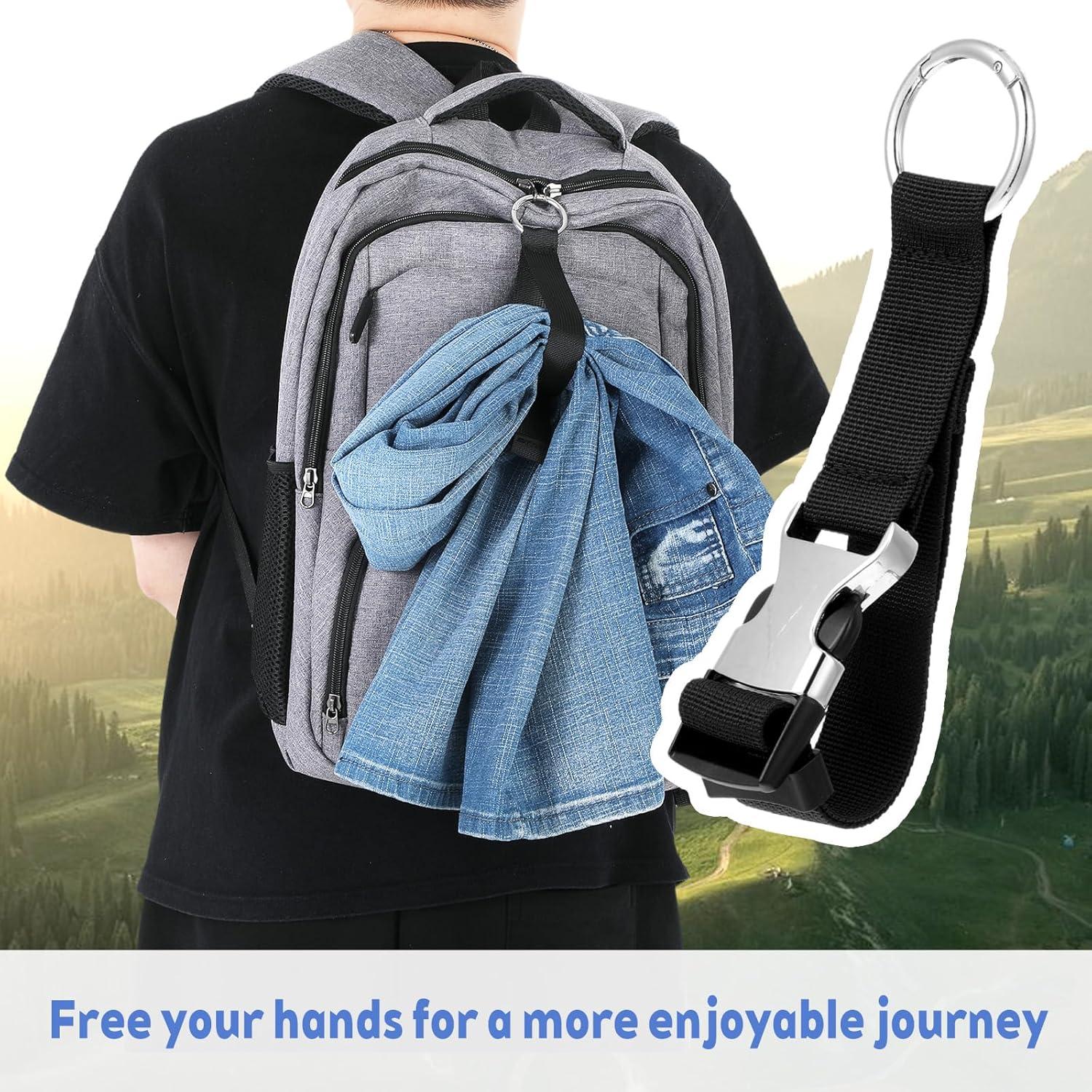 3 Correas de Equipaje Ajustables Sorcristy Negro Nylon