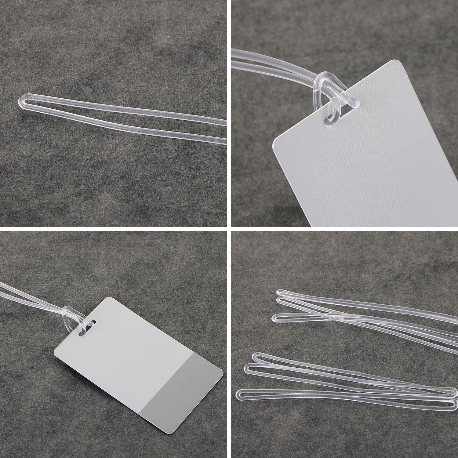 Correas de Bucle de Plástico Transparente MIDELONG - 30 Unidades