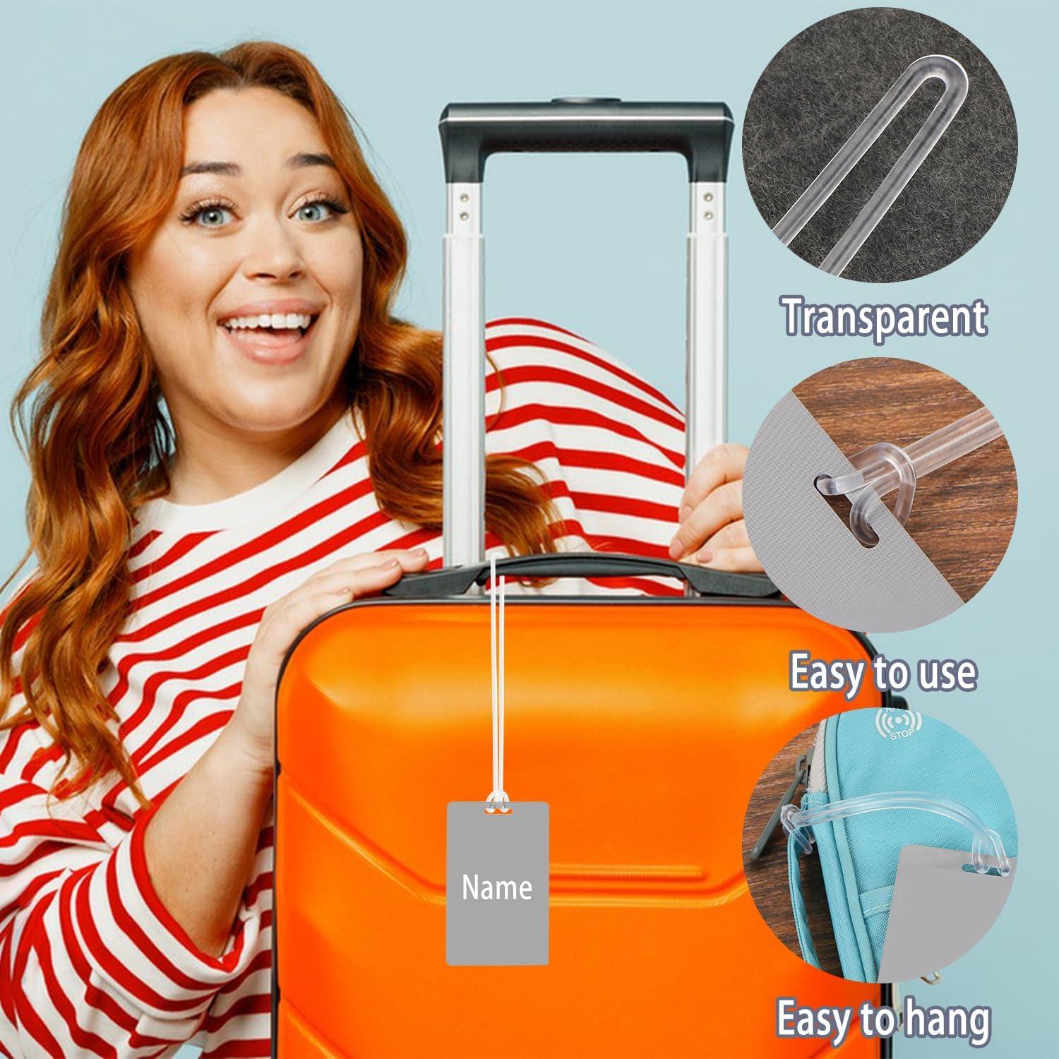 Correas de Bucle de Plástico Transparente MIDELONG - 30 Unidades