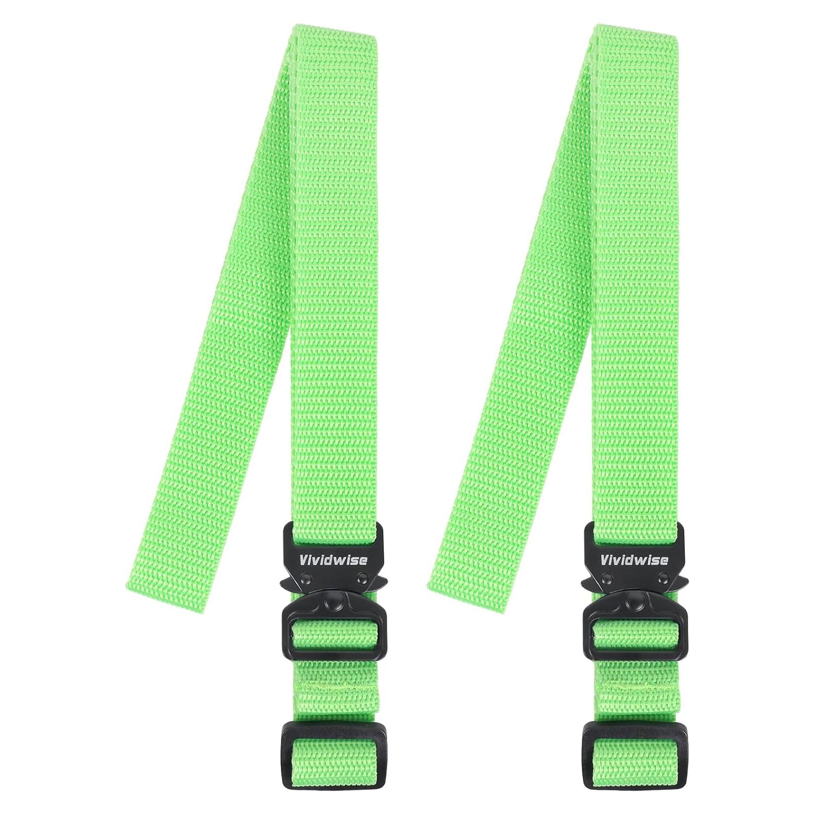 Correas Utilitarias Vividwise Ajustables Nylon con Hebilla Metal 2.54cm x 121.92cm