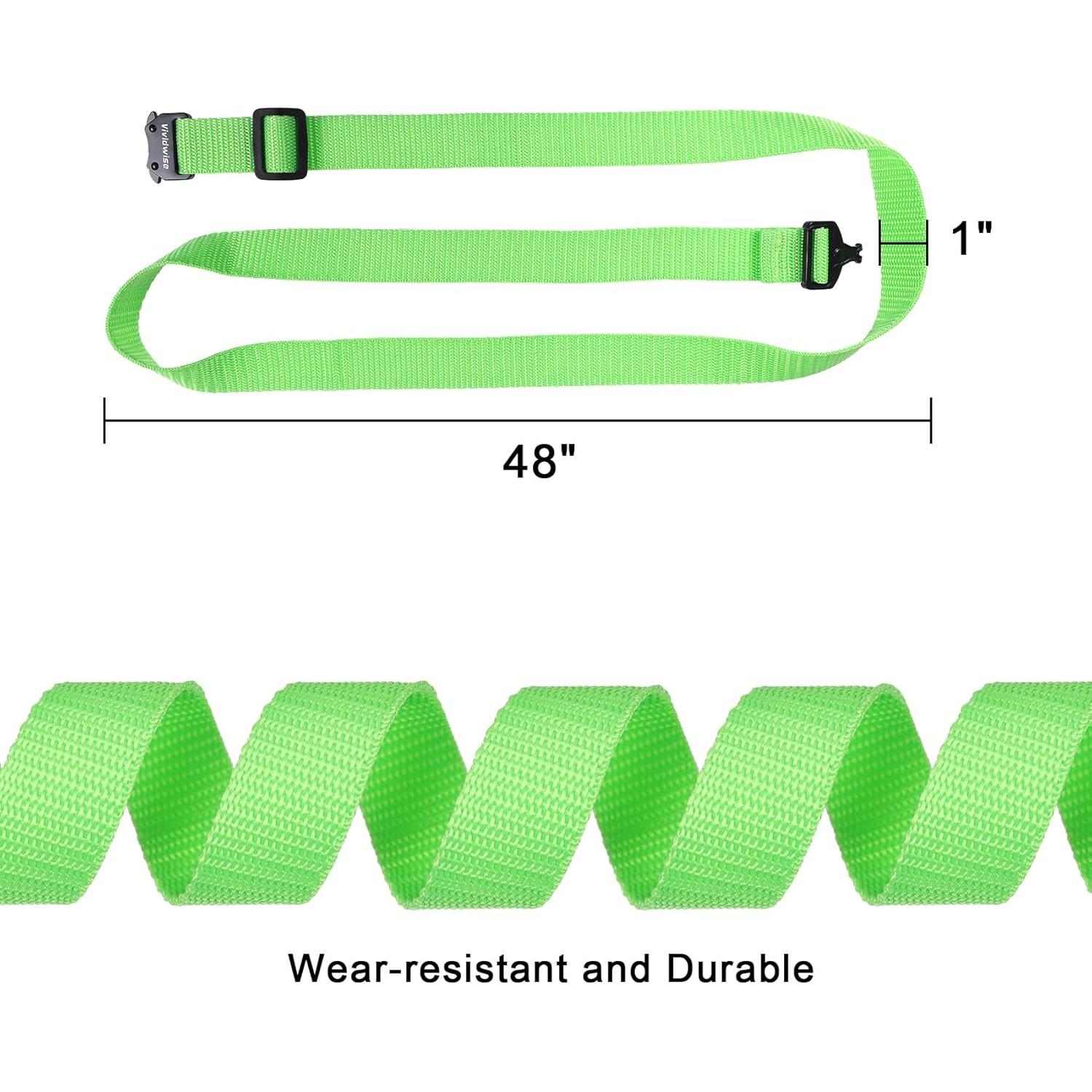 Correas Utilitarias Vividwise Ajustables Nylon con Hebilla Metal 2.54cm x 121.92cm